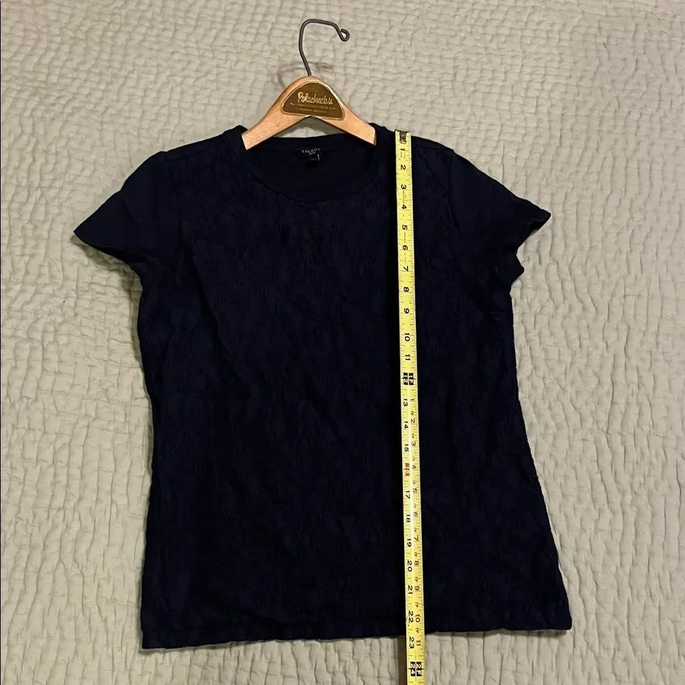 Elegant Navy Textured Women's Top
